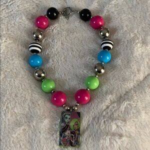 Monster High custom Chunky Bead Necklace EUC